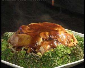 金针八宝鸡和私家酱焖鱼的做法