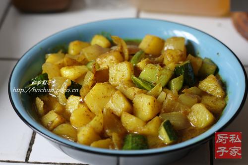 咖喱素三丁的做法