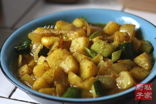 咖喱素三丁的做法