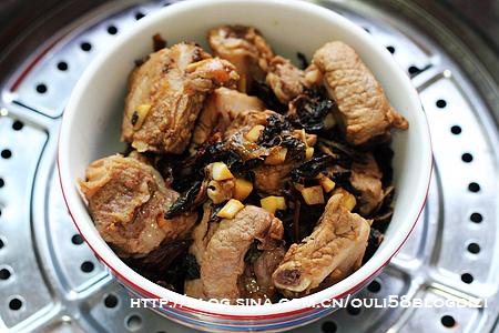 梅菜蒸排骨的做法