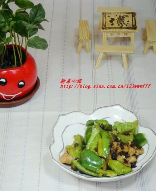 豉汁青椒炒里脊的做法