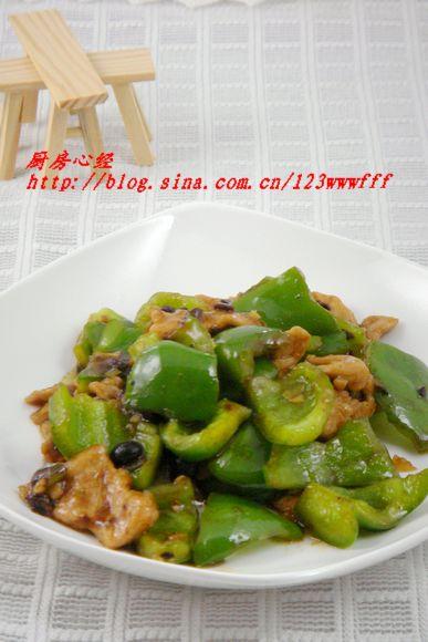 豉汁青椒炒里脊的做法