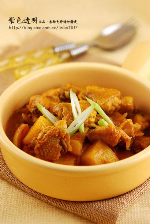 印度风味咖喱鸡的做法