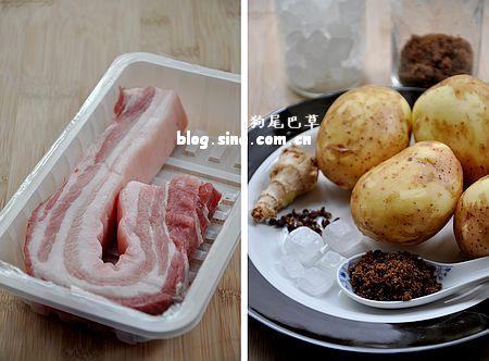 土豆烧肉的做法