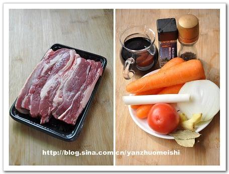 红酒焖牛腩的做法