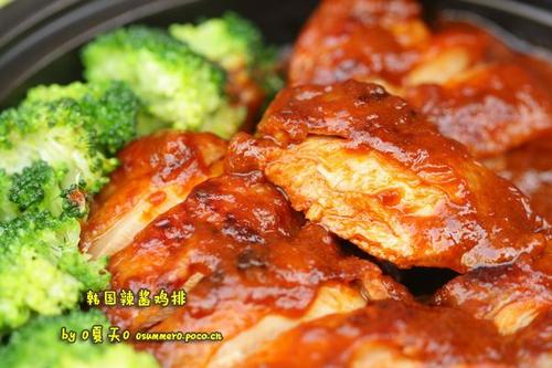 韩国辣酱鸡腿排的做法