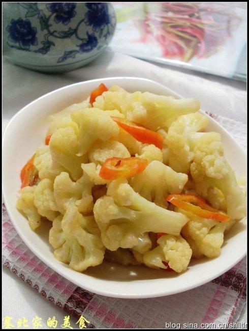 清炒菜花的做法