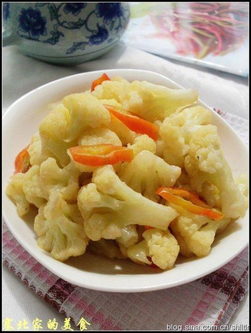 清炒菜花的做法