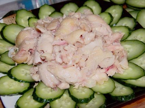 清香黄瓜蒸翅根的做法