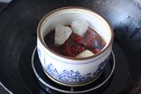 猪心炖榴莲的做法