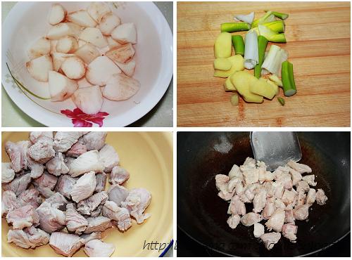 山药炖红烧肉的做法