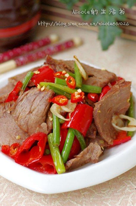 小炒牛肉片的做法