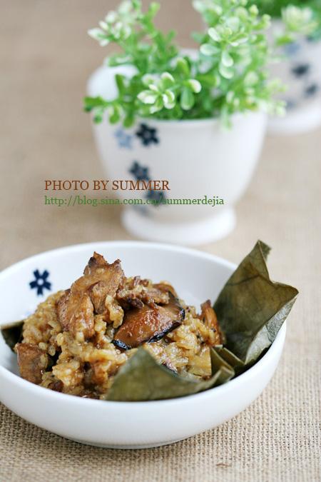 荷香糯米鸡的做法