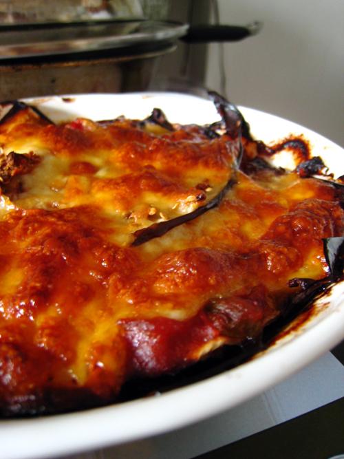 西红柿烤茄子的做法