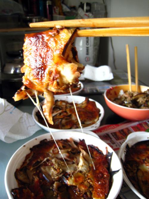 西红柿烤茄子的做法