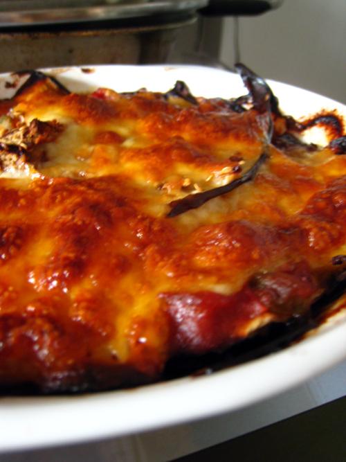 西红柿烤茄子的做法