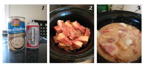 蘑菇酱炖牛肉的做法