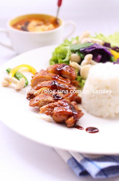 麻味鸡腿饭的做法