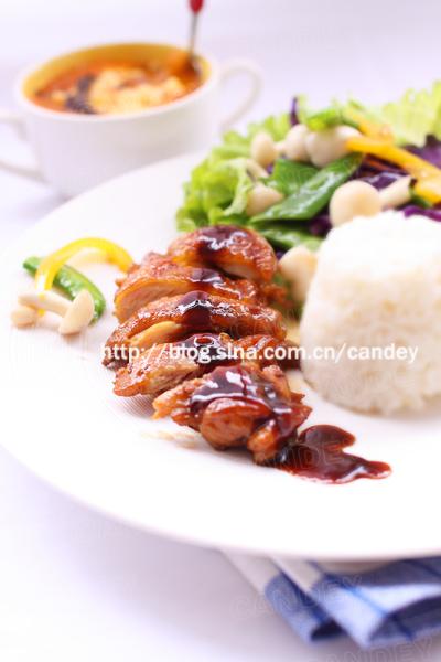 麻味鸡腿饭的做法