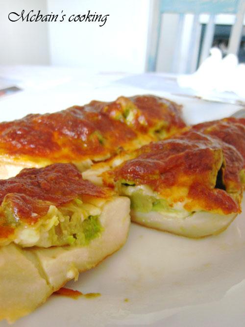 奶香鳄梨烤鲍菇的做法