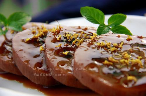 桂花八宝藕的做法