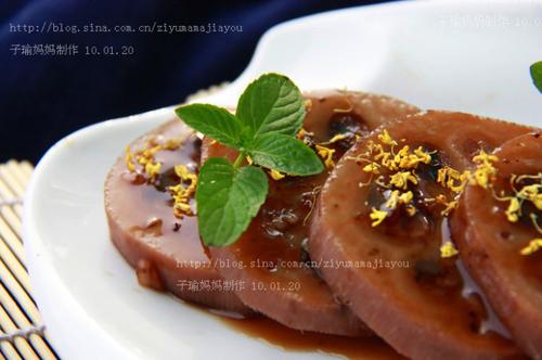 桂花八宝藕的做法