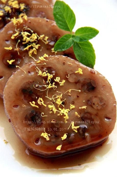 桂花八宝藕的做法