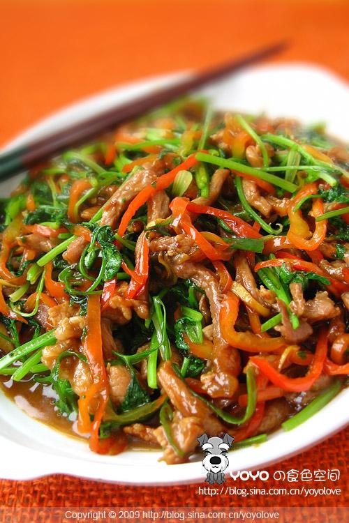 香辣肉丝的做法