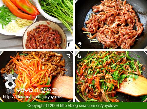 香辣肉丝的做法