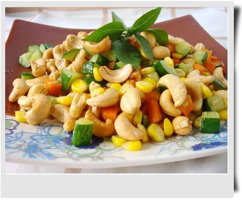 腰果玉米粒的做法