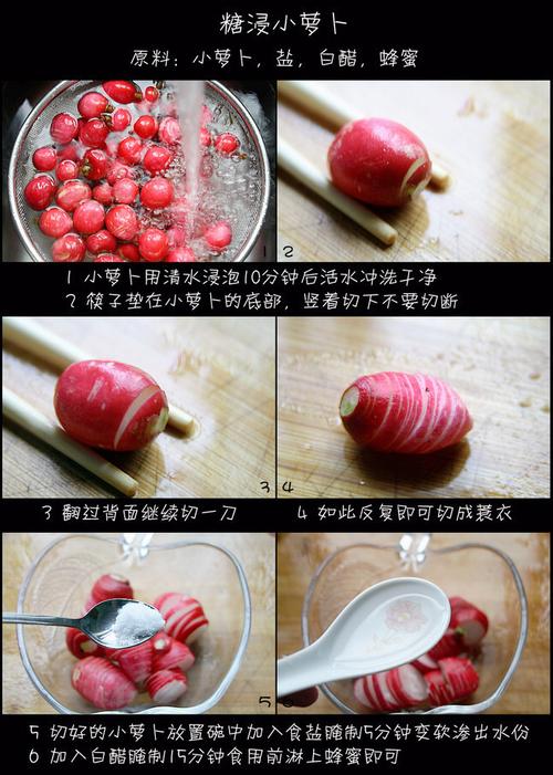 糖浸小萝卜的做法