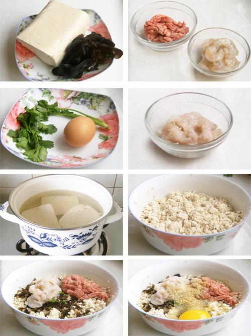 豆腐狮子头的做法