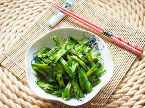 清炒四角豆的做法