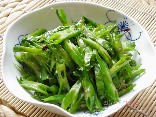 清炒四角豆的做法