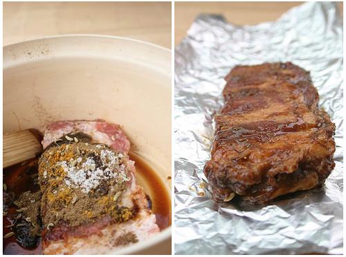 锡纸排骨的做法