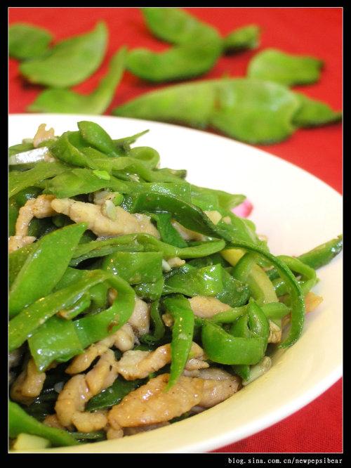 肉丝炒扁豆的做法