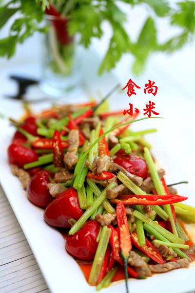 茶香小炒黄牛肉的做法