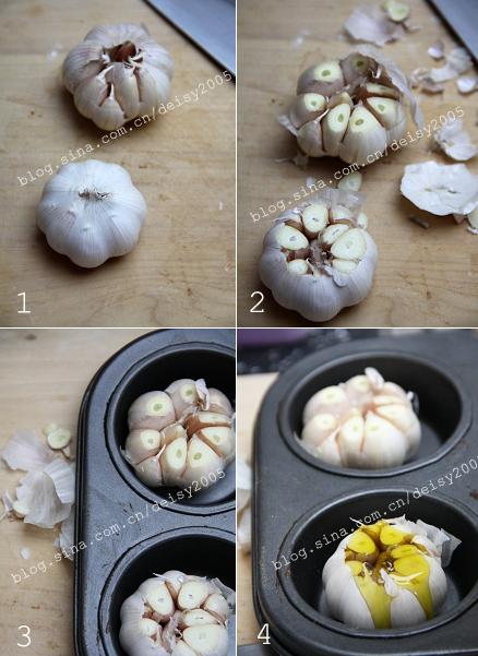 如何烤大蒜和小土豆的做法