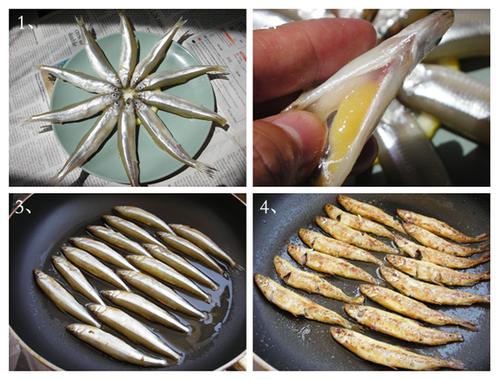 酥炸多春鱼的做法