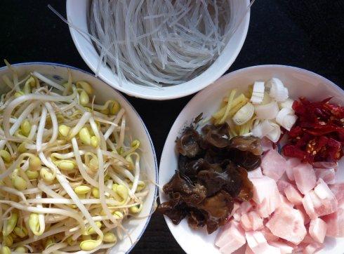 豆芽粉丝的做法