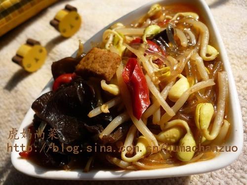 豆芽粉丝的做法