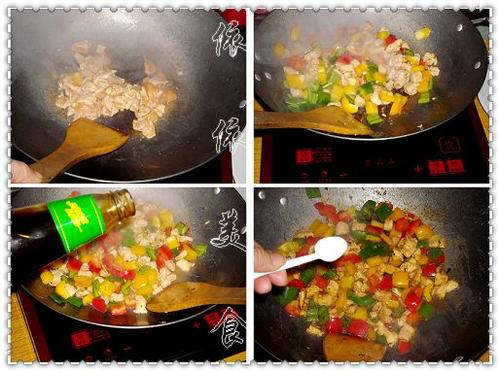 菜椒鸡丁的做法