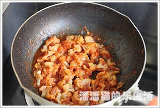 海米番茄菜花的做法