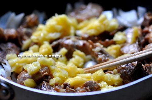 菠萝滋味糖醋排骨的做法