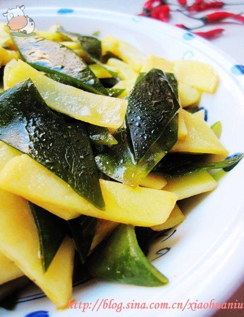 土豆烧海带片的做法