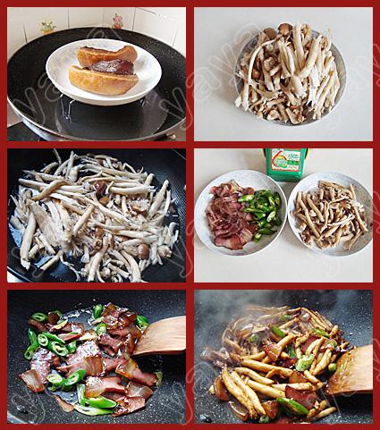 干锅茶树菇的做法