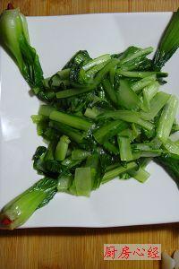 香菇肉末小白菜的做法