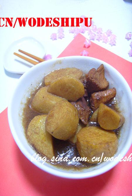 芋头烧肉的做法