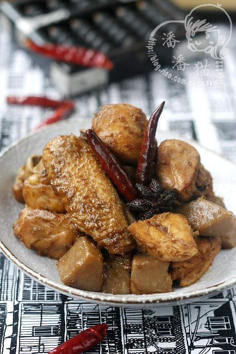 芋头烧鸡的做法