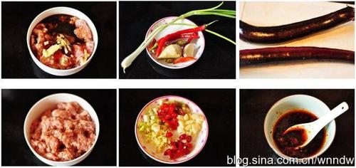 无油版蟠龙茄子的做法